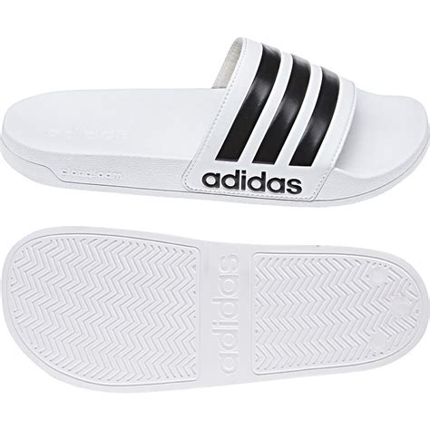 adiletten adidas weiß|adidas Adilette Badelatschen und Hausschuhe .